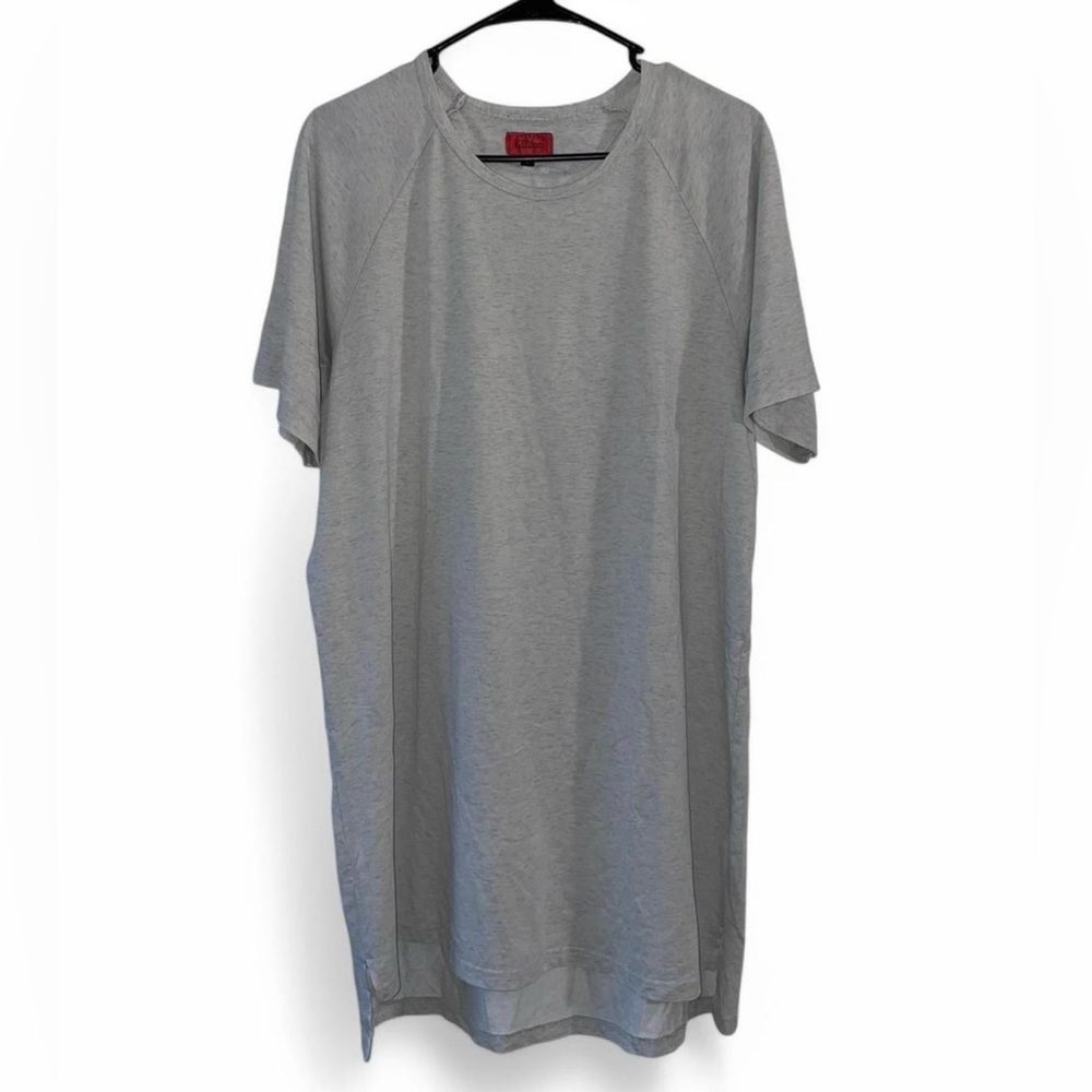 Killion Gray Shirt with Stitching Design On Sleeves Size Large condition